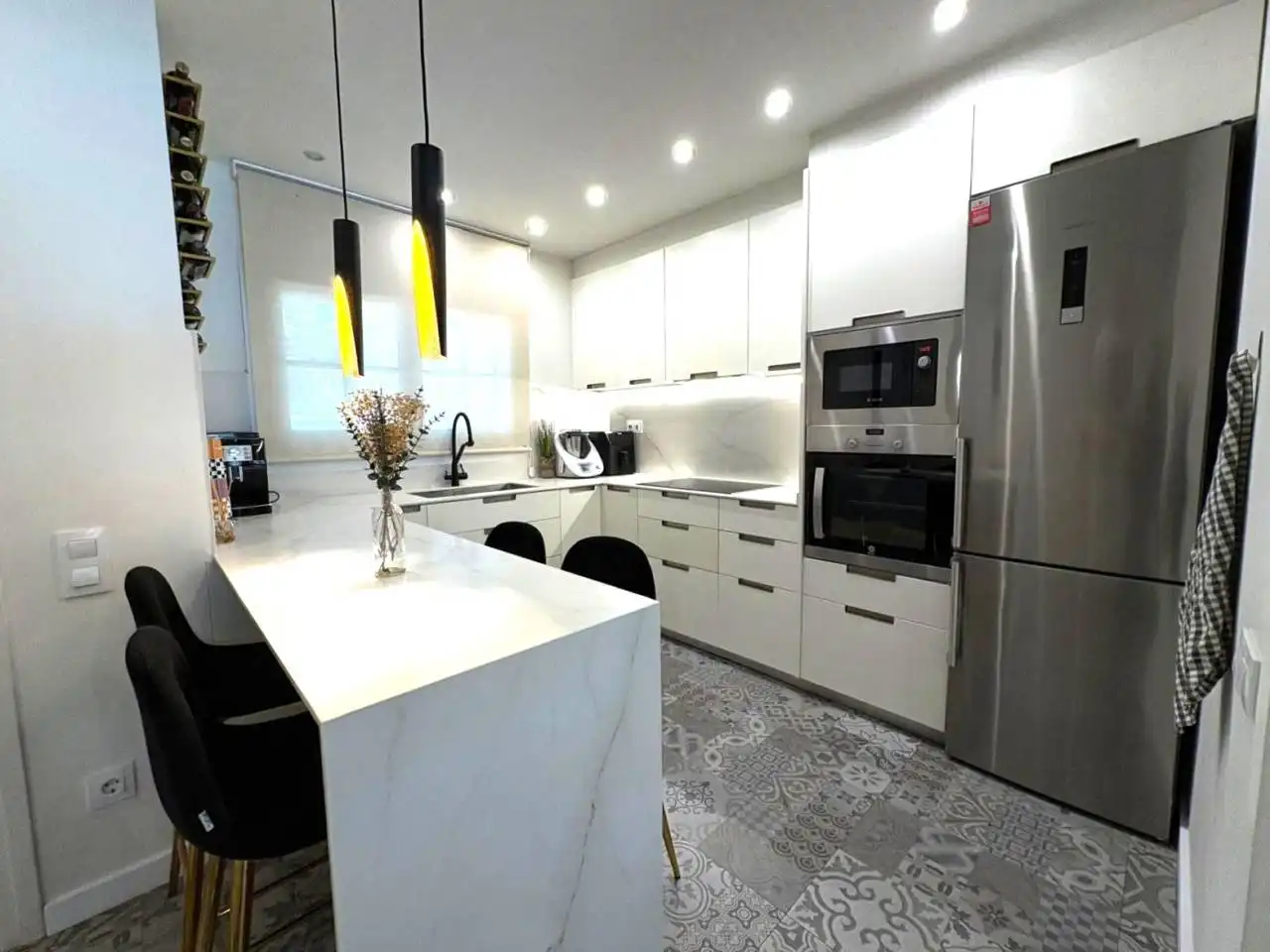 Cocina de Casa adosada en venta en Sant Cugat del Vallès con Aire acondicionado, Calefacción y Parquet