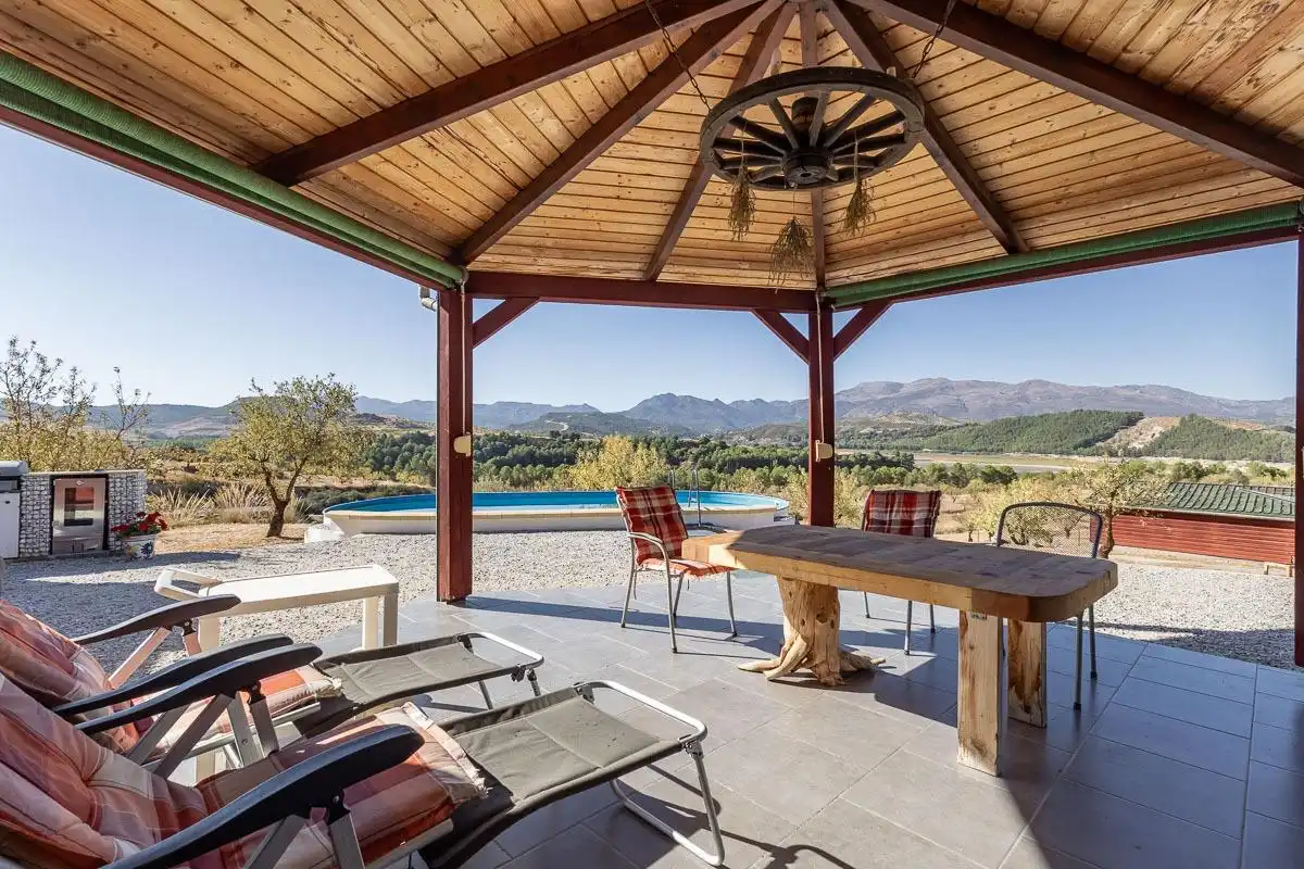Terraza de Casa o chalet en venta en Fornes con Calefacción, Jardín privado y Piscina