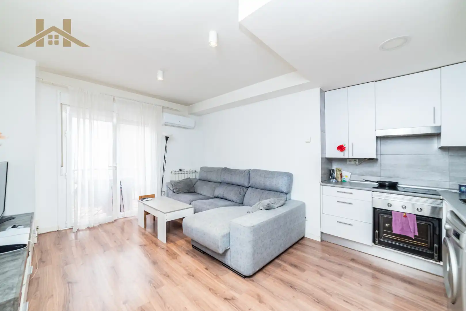 Wohnzimmer von Maisonette zum Verkauf in Móstoles mit Klimaanlage, Heizung und Terrasse