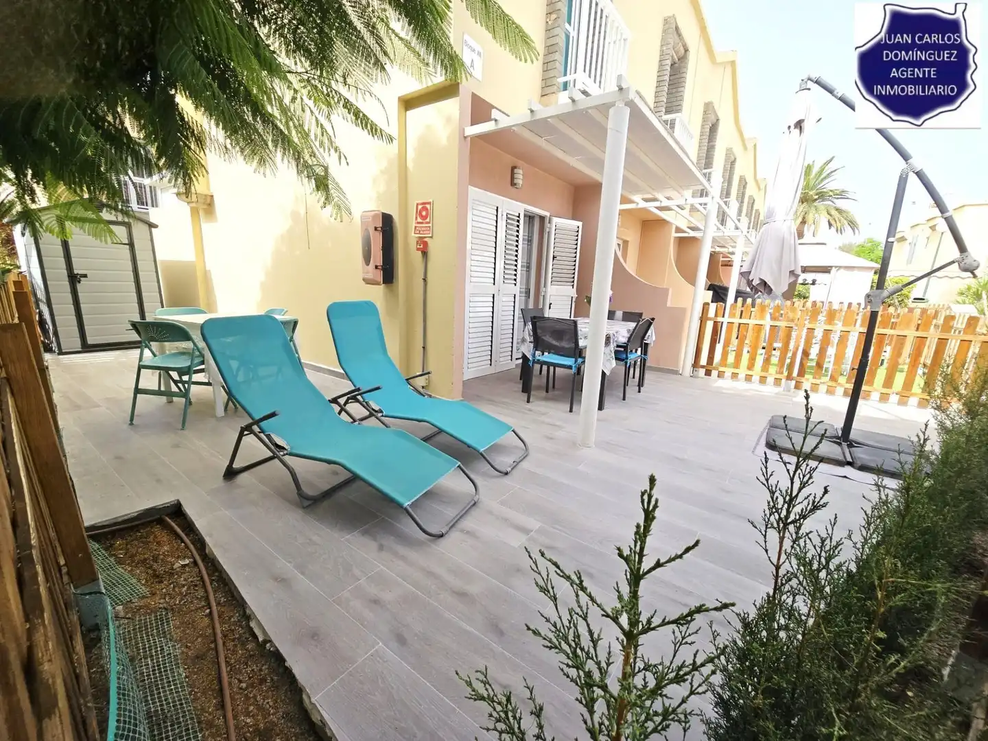Terraza de Casa o chalet de alquiler en San Bartolomé de Tirajana con Aire acondicionado, Terraza y Amueblado