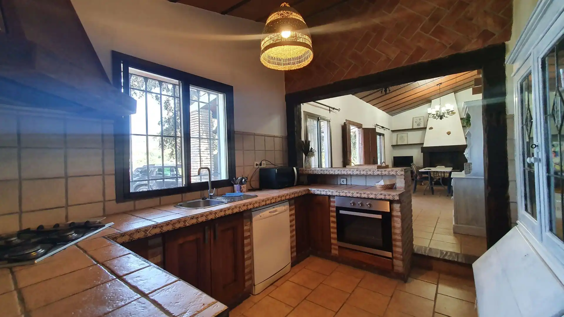Cocina de Finca rústica de alquiler en Alhaurín El Grande con Trastero y Piscina