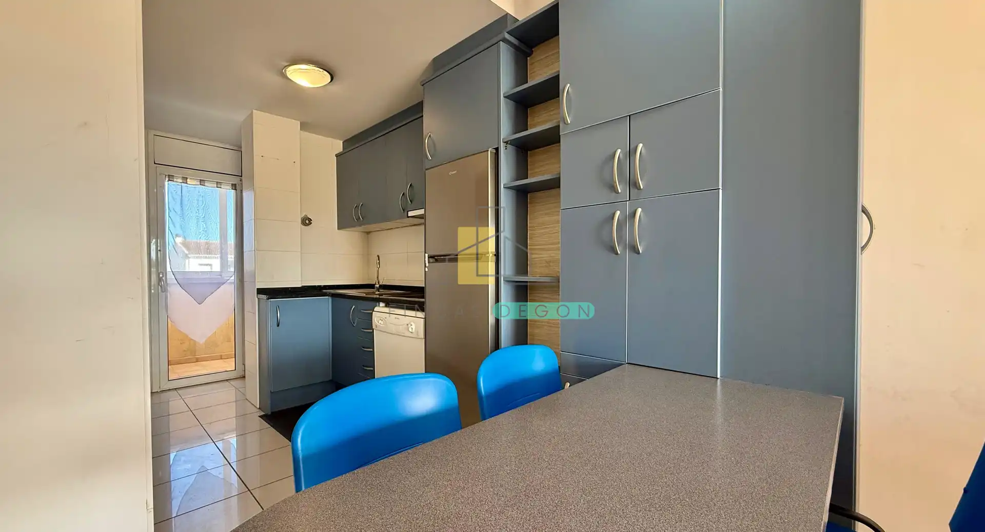 Cocina de Apartamento en venta en Empuriabrava con Calefacción, Terraza y Amueblado
