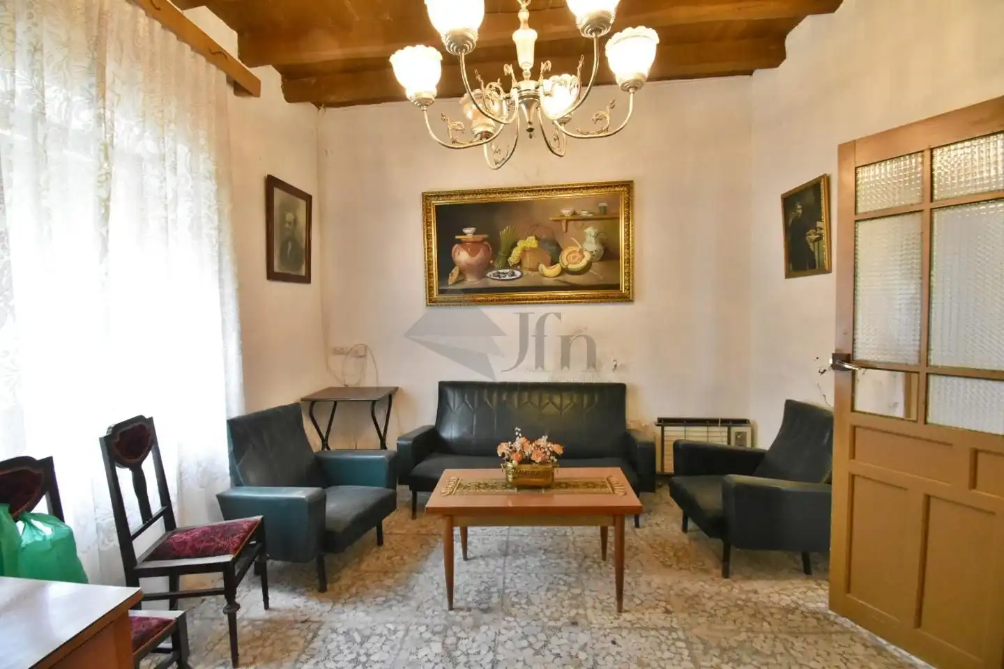 Sala de estar de Casa adosada en venta en Bocigas con Jardín privado