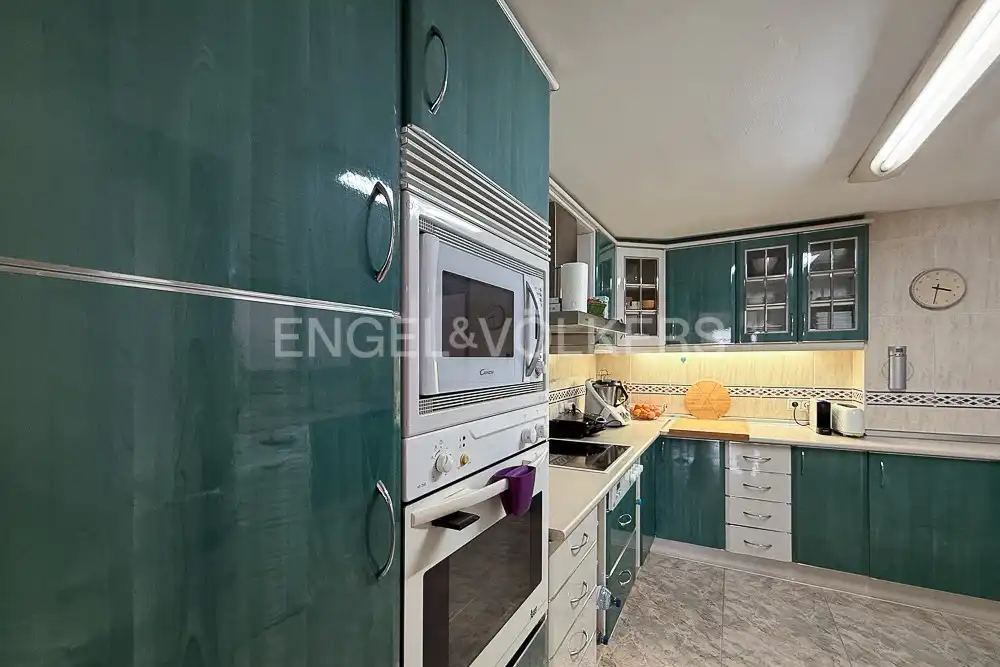 Cocina de Piso de alquiler en Valencia con Aire acondicionado, Calefacción y Parquet