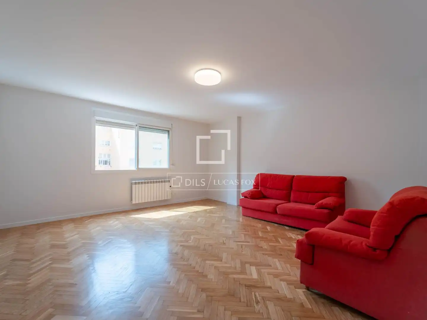 Wohnzimmer von Wohnung zur Miete in Valencia mit Klimaanlage, Parkett und Terrasse