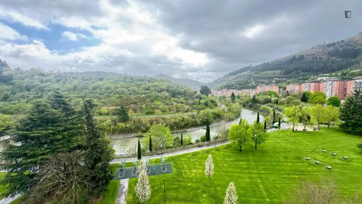Jardín de Apartamento para compartir en Bilbao  con Amueblado, Horno y Lavadora