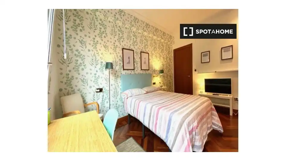 Habitación de Piso para compartir en Bilbao  con Aire acondicionado, Calefacción y Amueblado