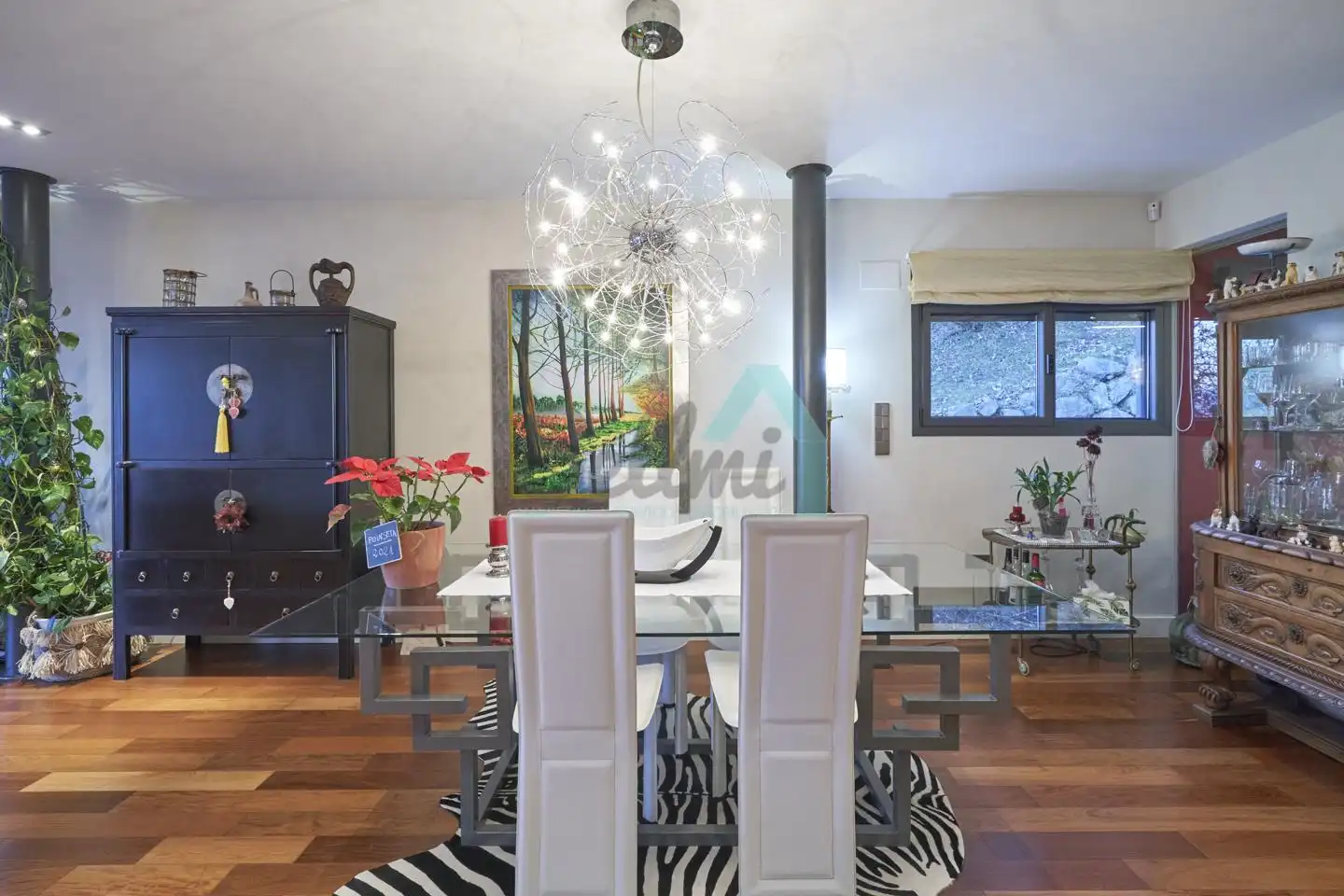 Dining room of Houses for sale in Oviedo   with Air Conditioner, Heating and Private garden