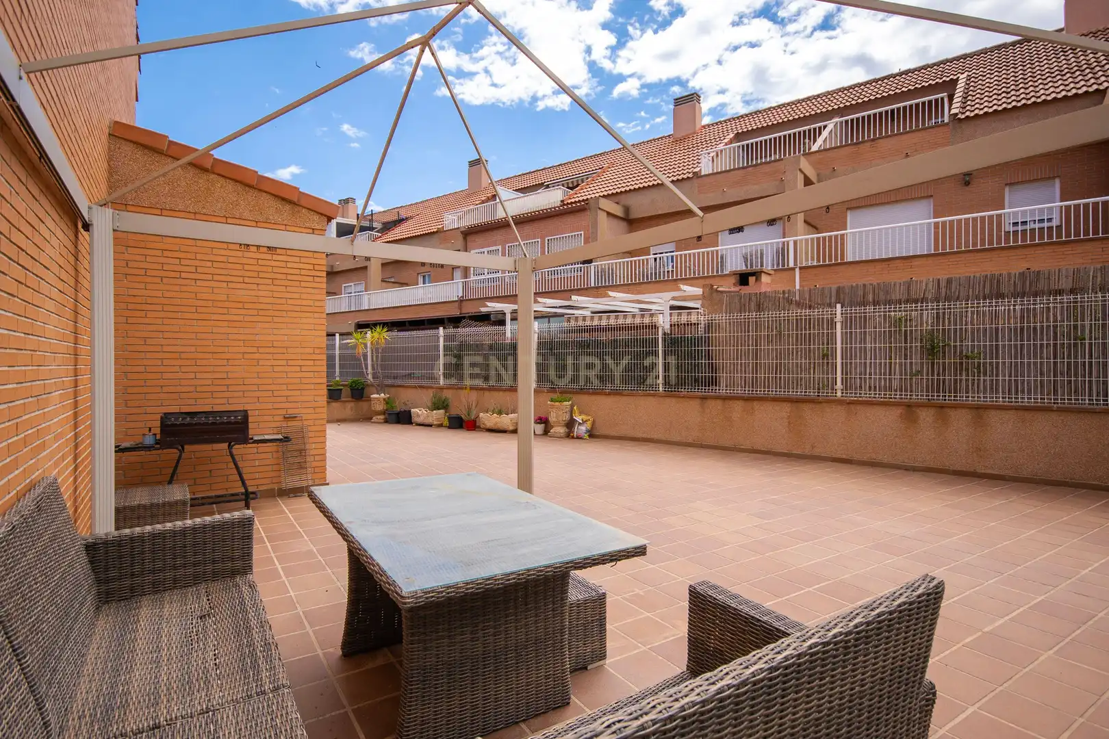 Terraza de Casa adosada en venta en Alicante / Alacant con Aire acondicionado, Balcón y Piscina comunitaria