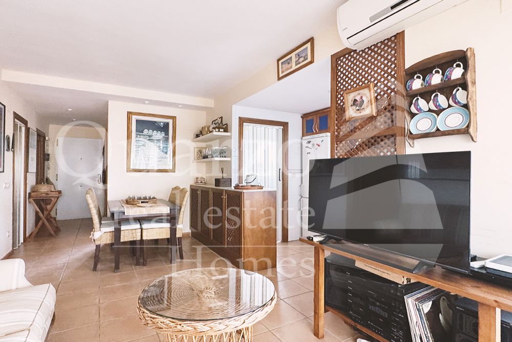 Living room of Flat for sale in Oliva  with Heating, Terrace and Storage room