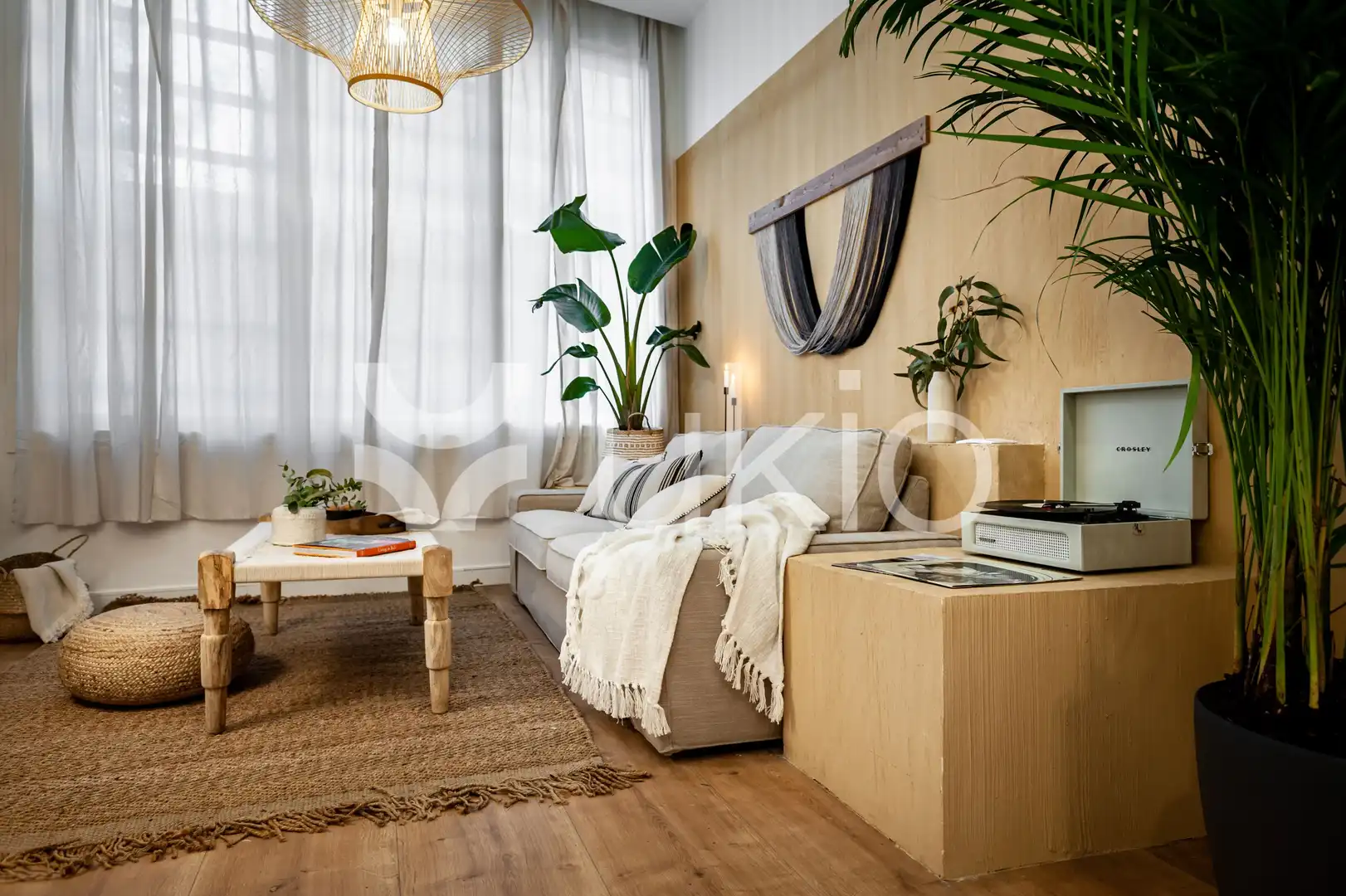 Living room of Apartments for rent in Barcelona  with Air Conditioner, Heating and Terrace