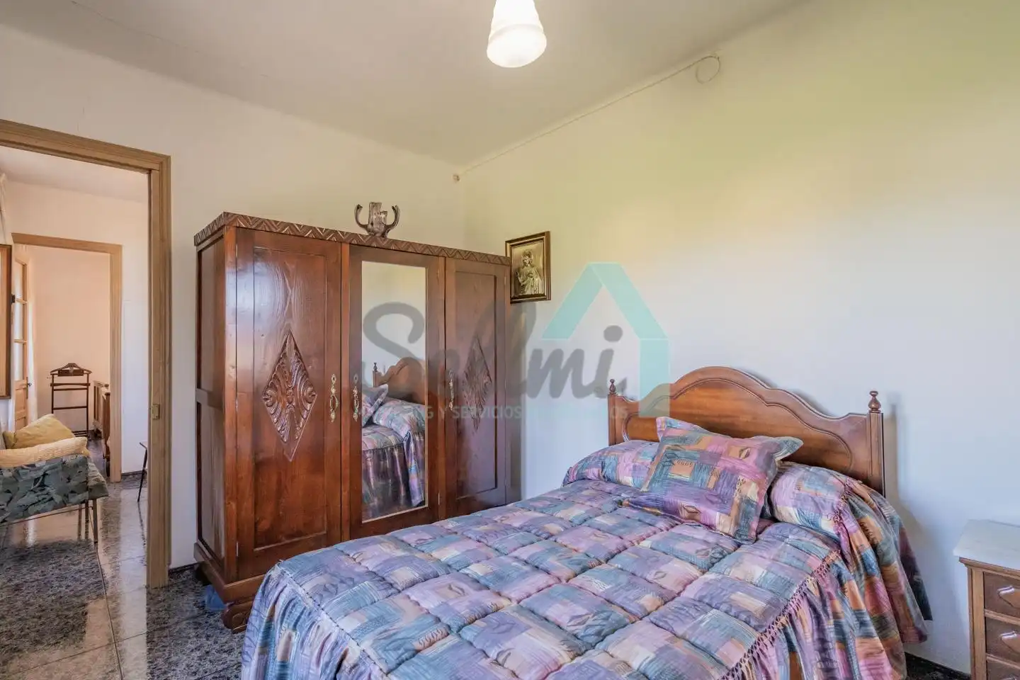 Bedroom of Detached homes for sale in Siero  with Private garden, Terrace and Storage room