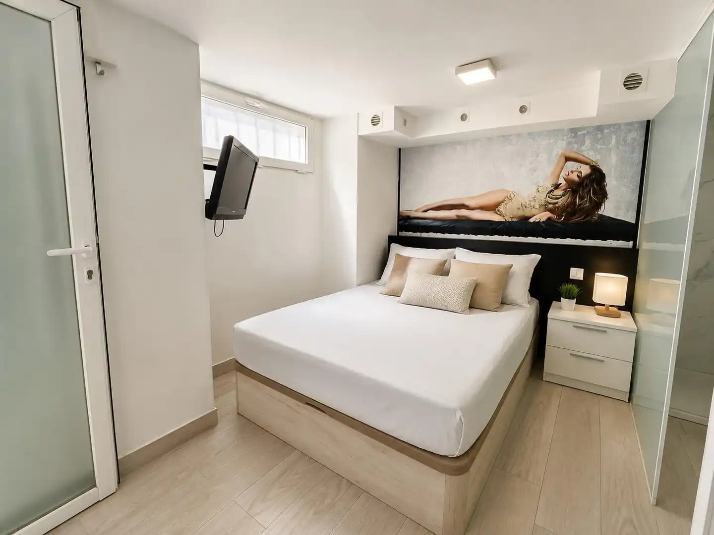 Schlafzimmer von Maisonette zur Miete in Madrid