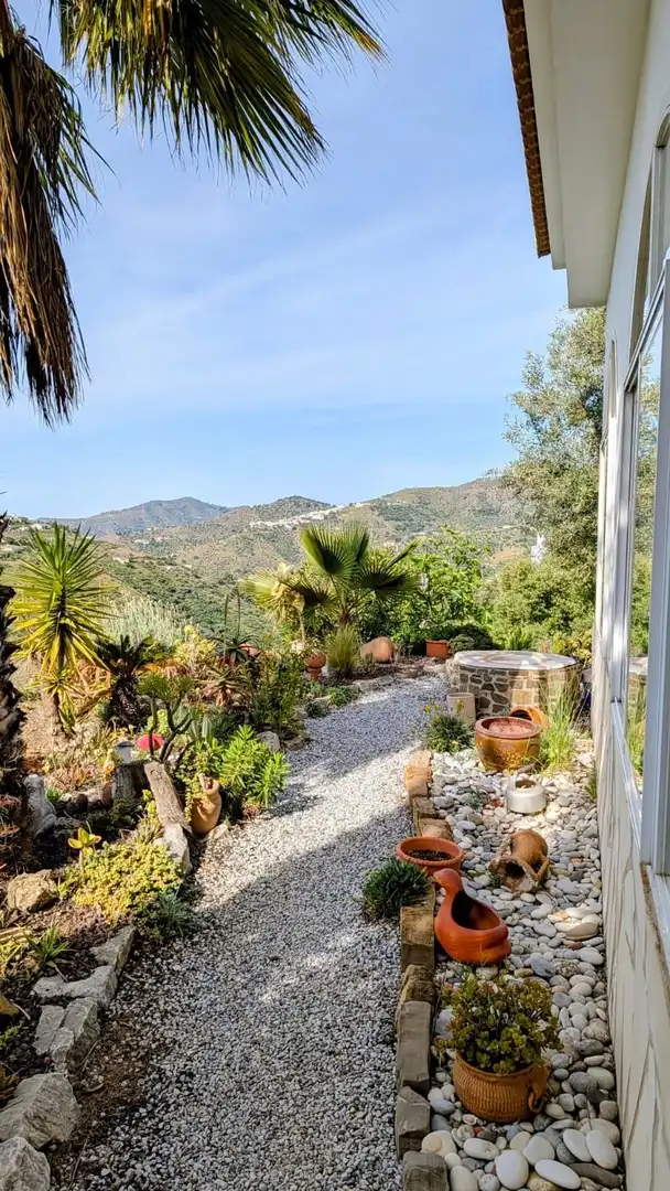 Jardín de Casa o chalet en venta en Cómpeta con Jardín privado