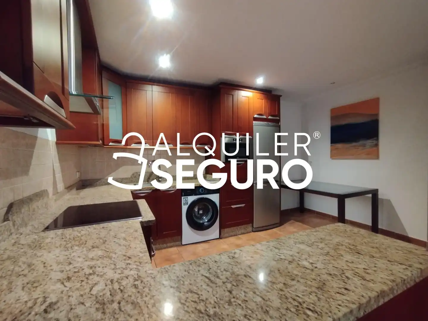 Cocina de Piso de alquiler en Mijas con Terraza y Amueblado