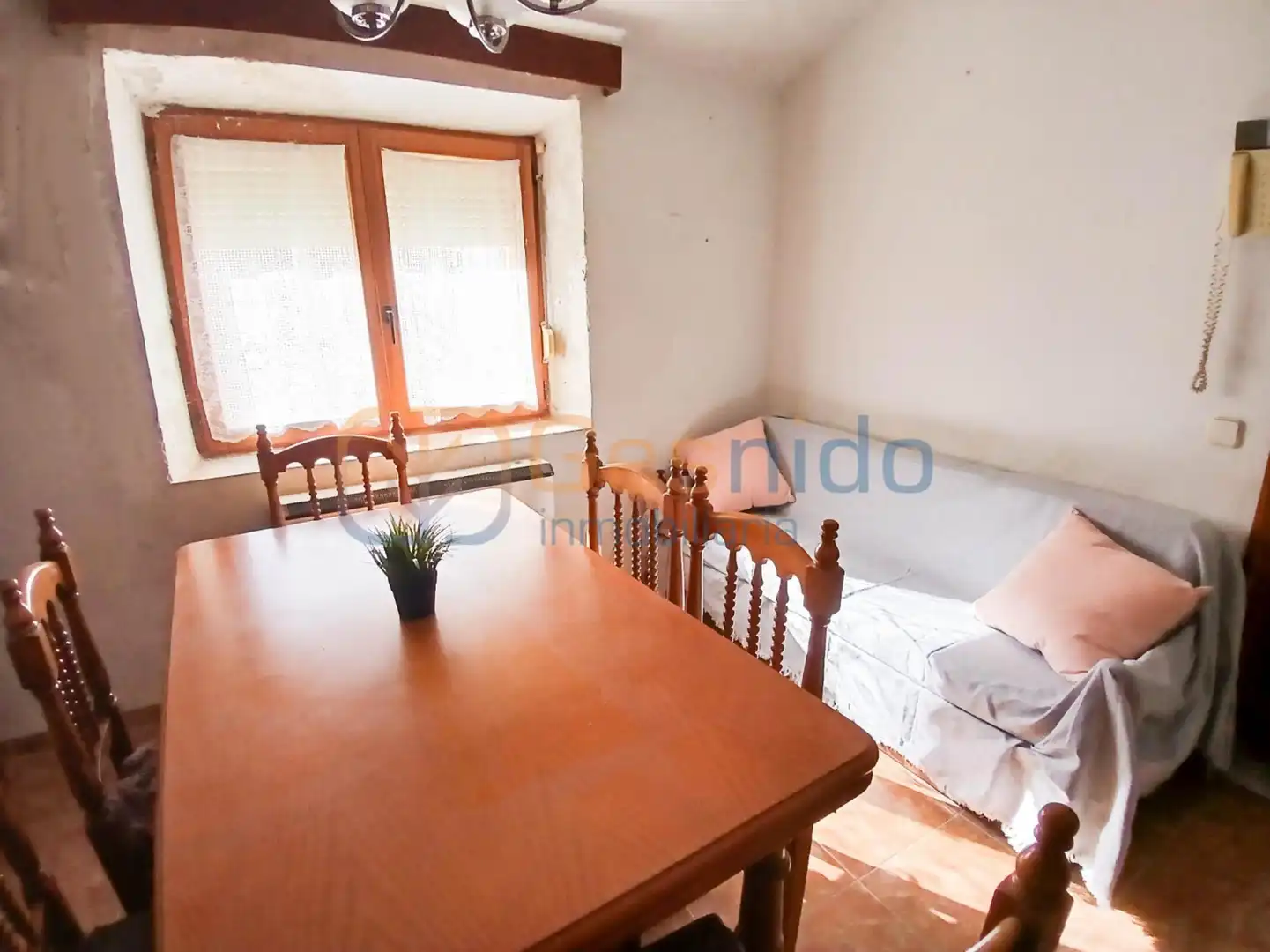 Sala de estar de Casa o chalet en venta en Navafría con Parquet
