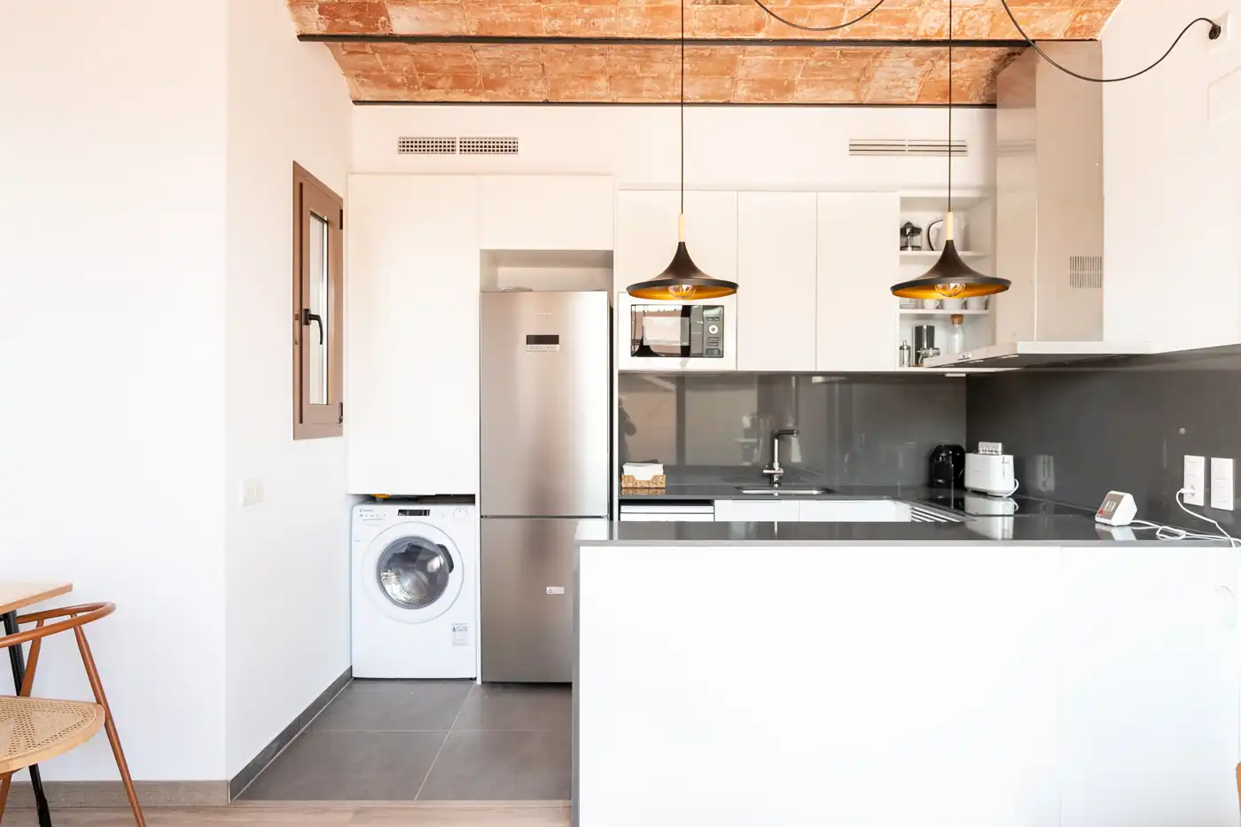 Cocina de Piso en venta en Barcelona con Aire acondicionado, Parquet y Terraza