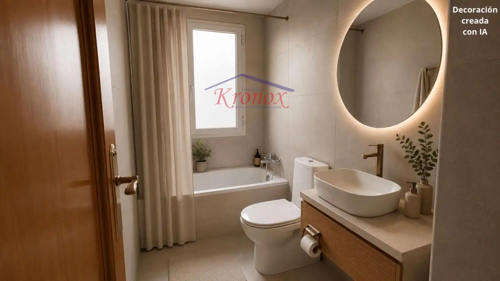 Badezimmer von Dachboden zum Verkauf in Madrid mit Klimaanlage, Heizung und Terrasse