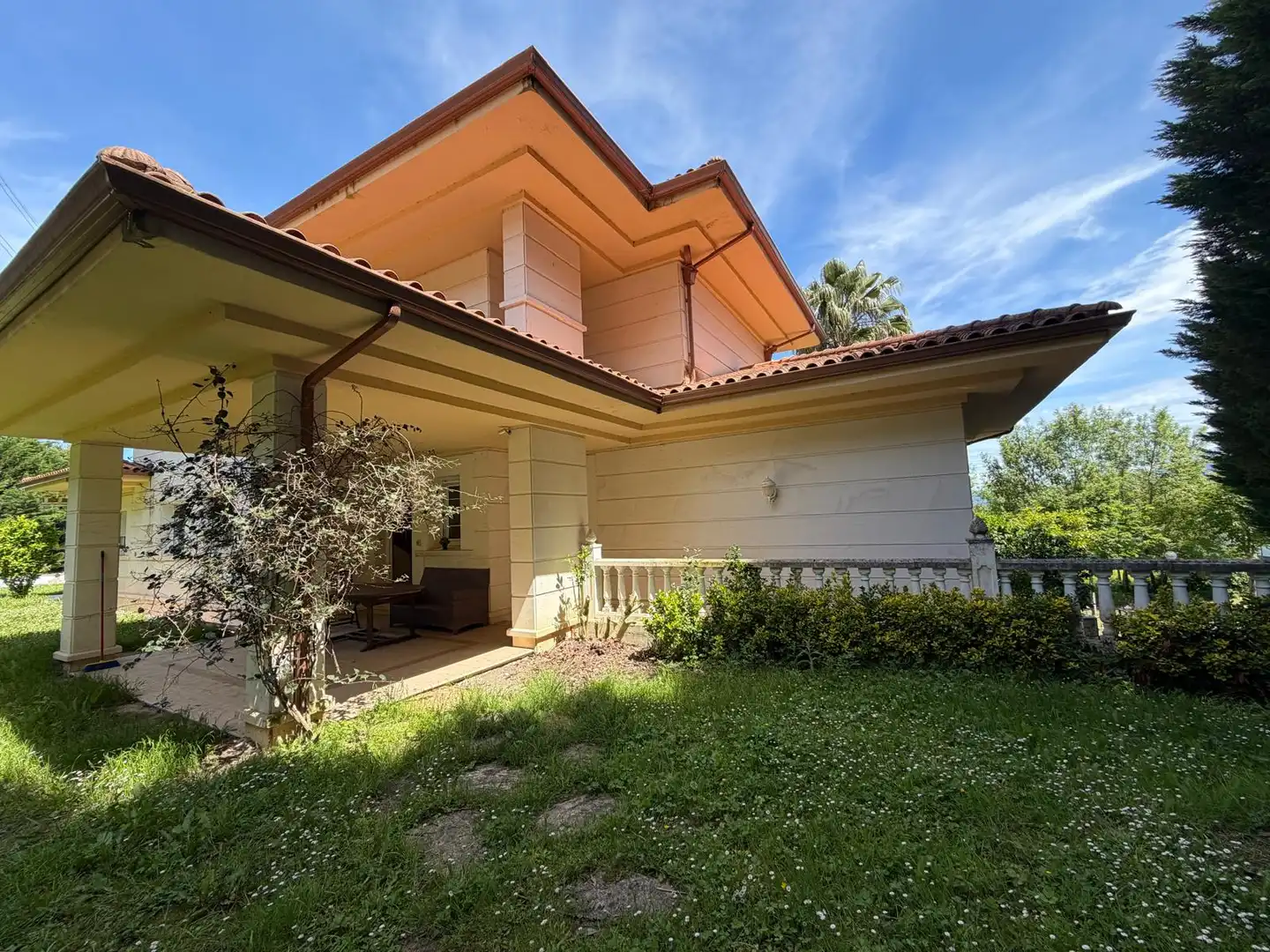 Vista exterior de Casa o chalet en venta en Mungia con Jardín privado, Trastero y Piscina