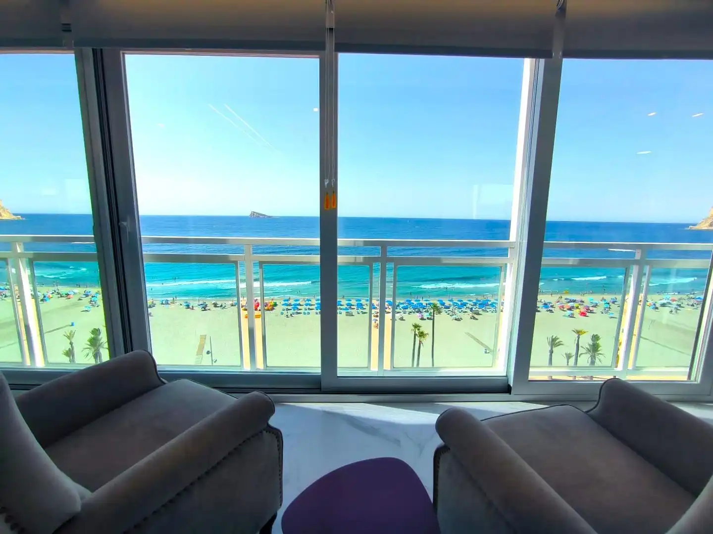 Bedroom of Flat for sale in Benidorm  with Air Conditioner, Heating and Furnished