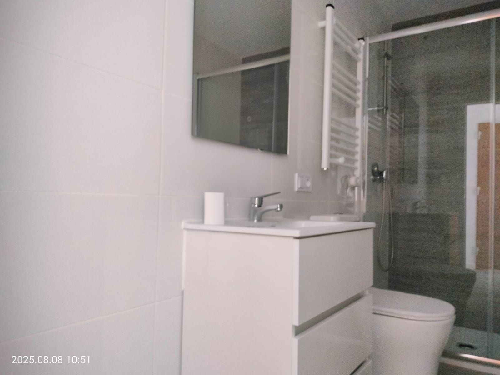 Baño de Apartamento de alquiler en Valladolid Capital con Calefacción, Amueblado y Horno