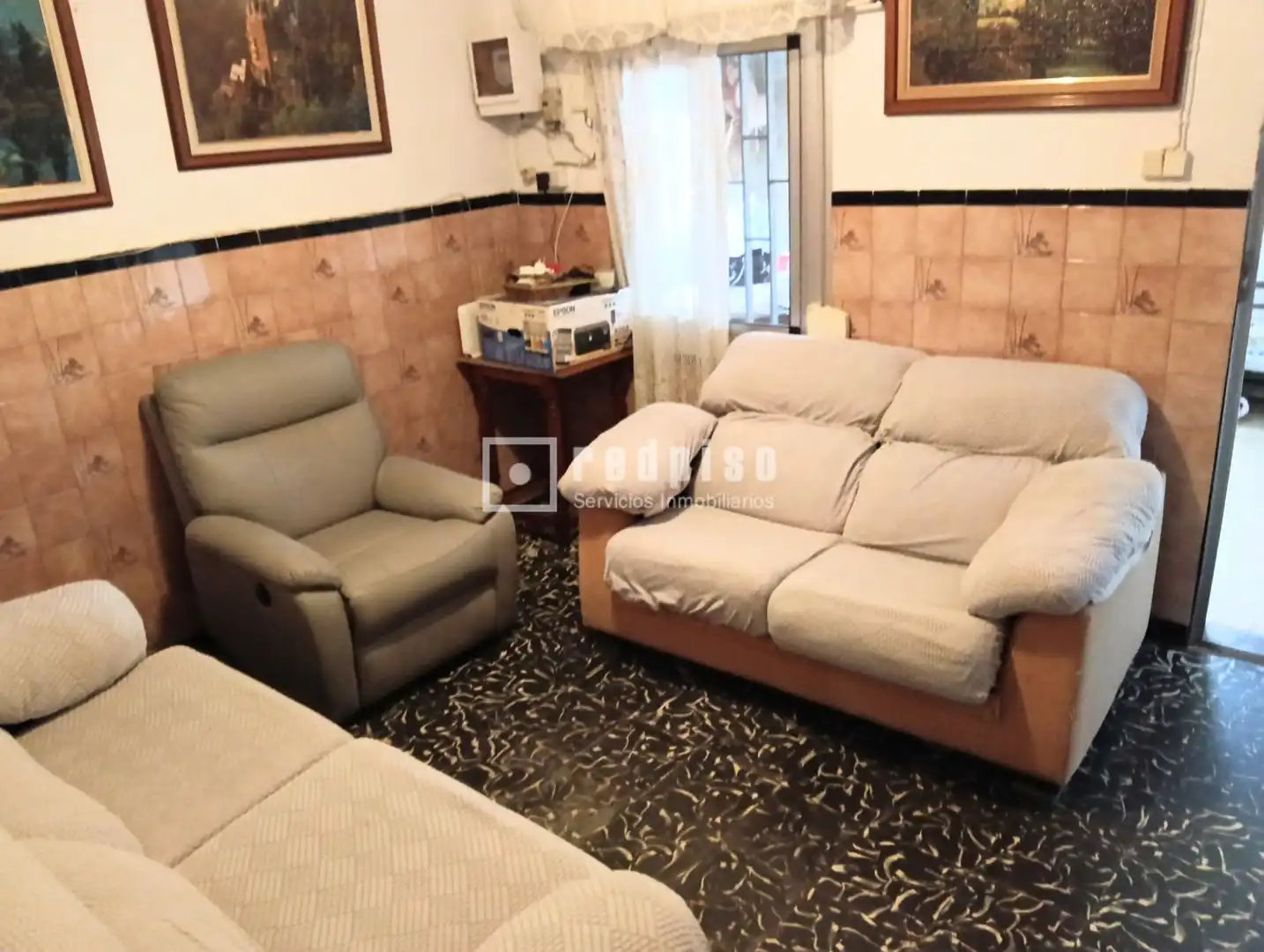Wohnzimmer von Haus oder Chalet zum Verkauf in Castellón de la Plana / Castelló de la Plana mit Privatgarten und Abstellraum