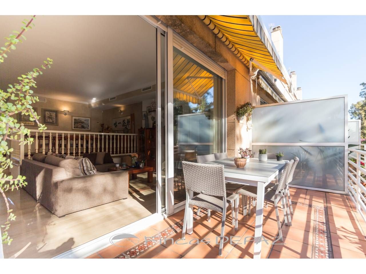 Terrace of Single-family semi-detached for sale in Castelldefels  with Air Conditioner, Heating and Private garden
