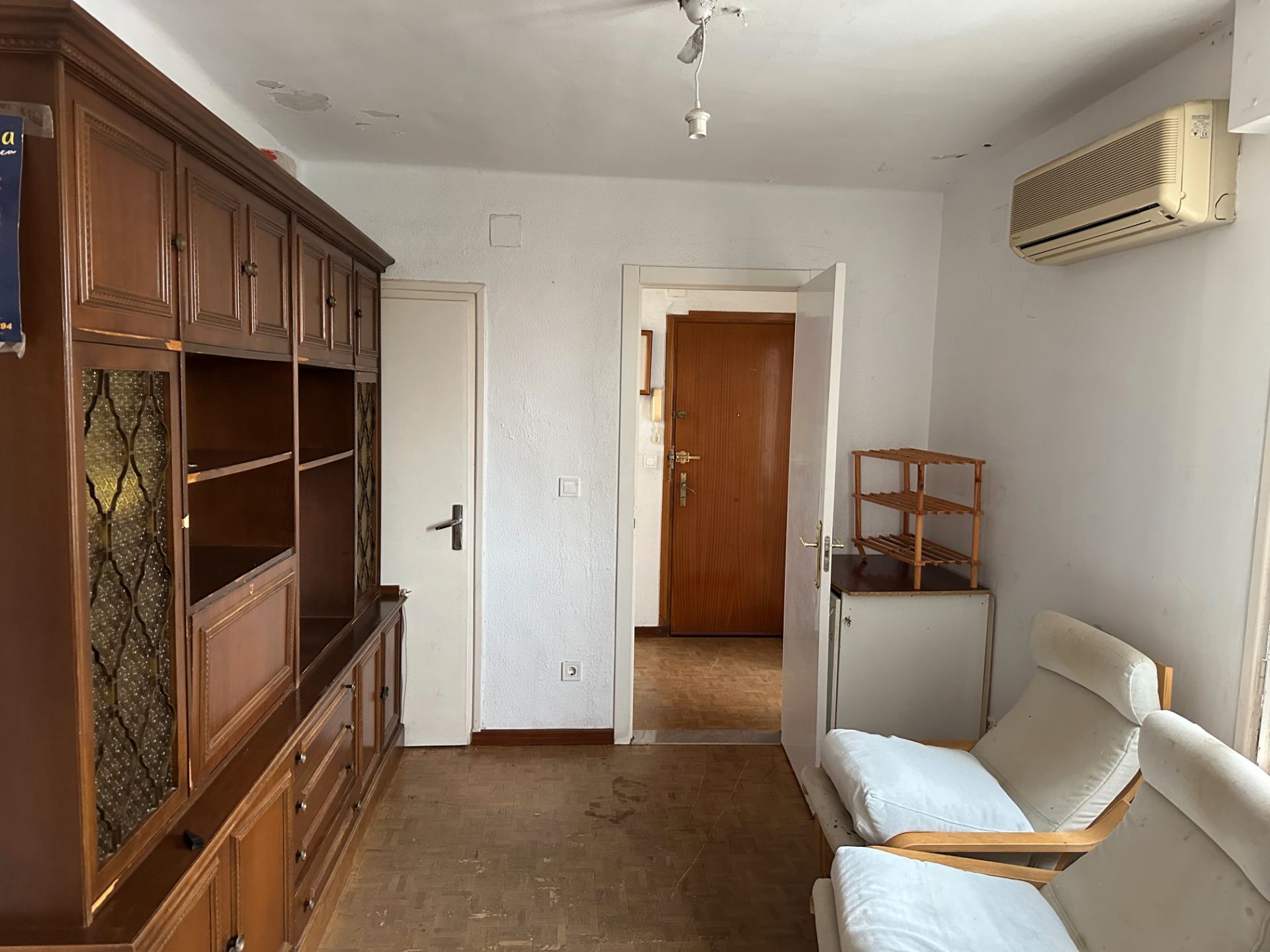 Bedroom of Flat for sale in  Madrid Capital  with Air Conditioner and Heating