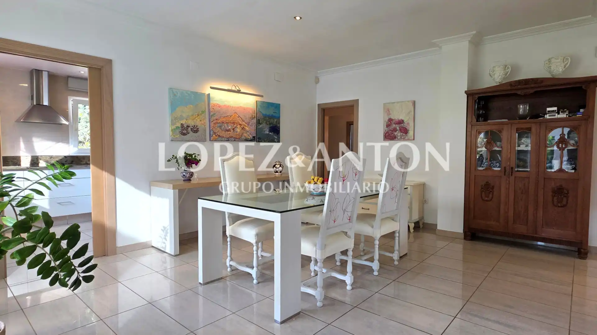 Dining room of Houses for sale in L'Eliana  with Air Conditioner, Private garden and Terrace