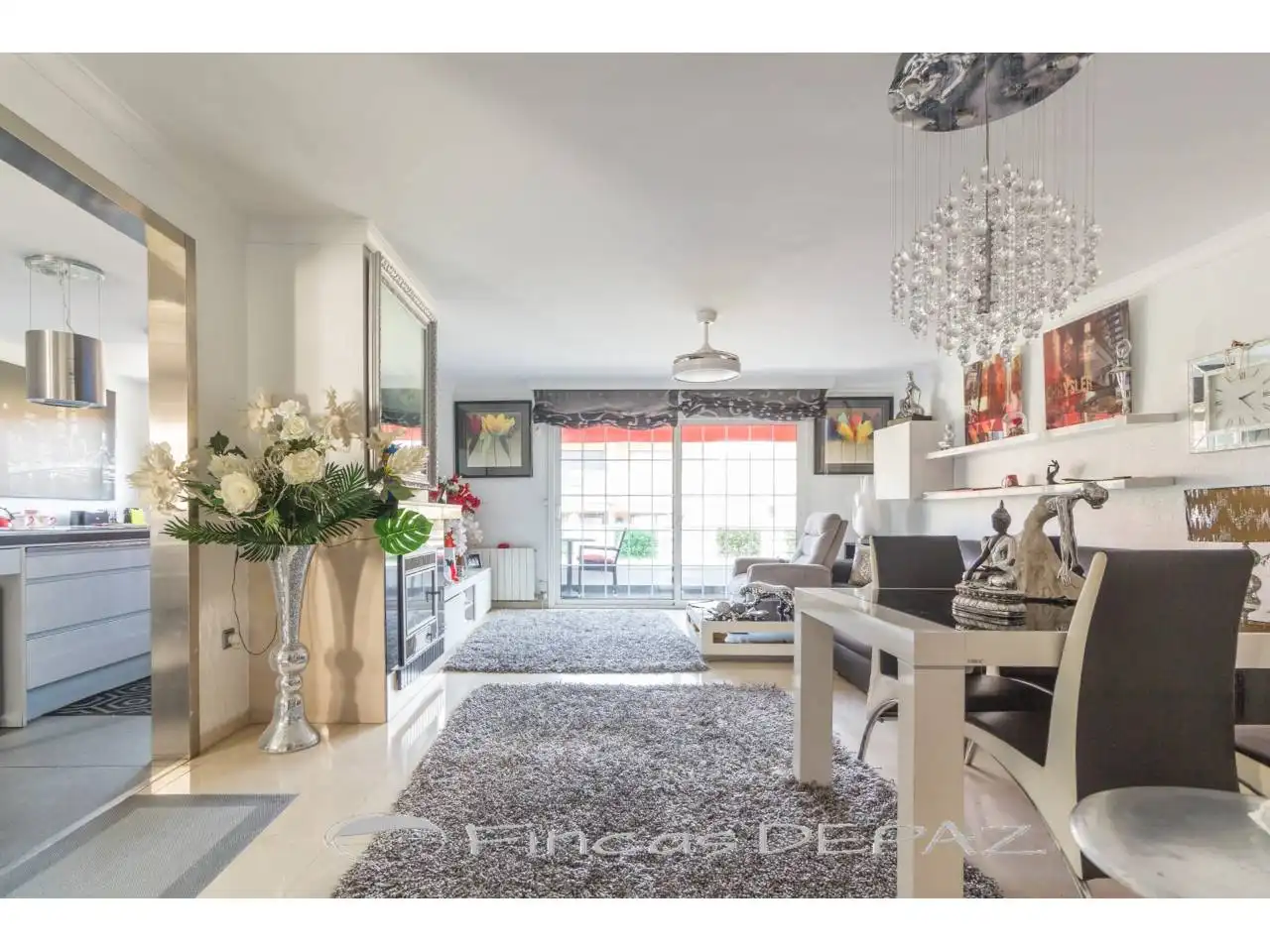 Sala de estar de Ático en venta en Castelldefels con Calefacción y Terraza