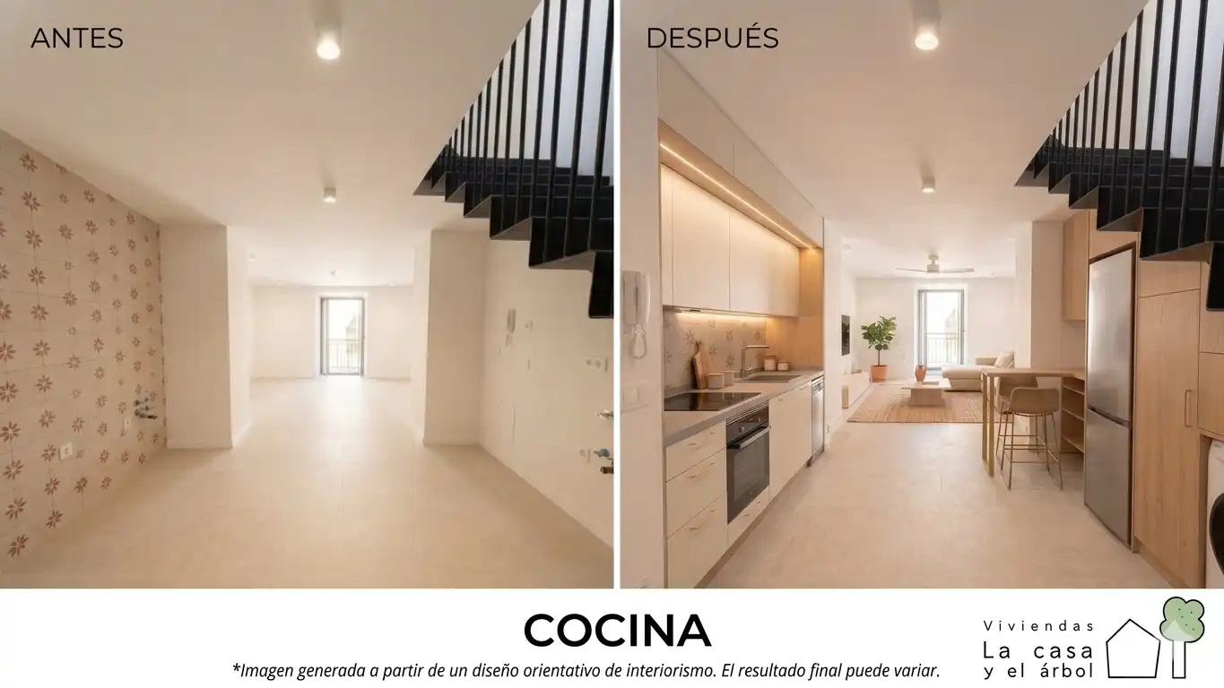 Ático con terraza en venta en Meléndez Valdés 5