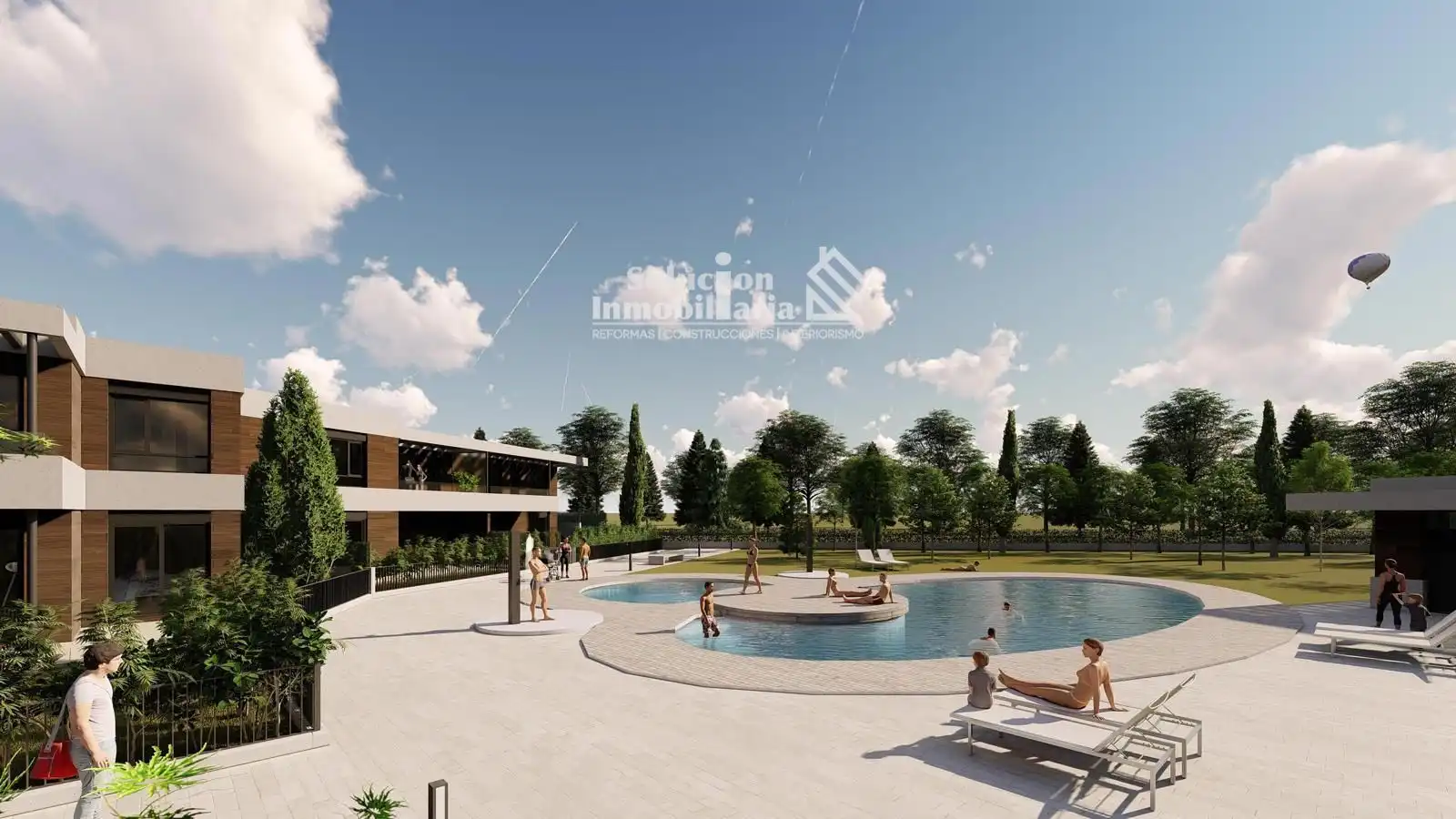 Piscina de Casa adosada en venda en Santa Marta de Tormes amb Calefacció, Jardí privat i Terrassa
