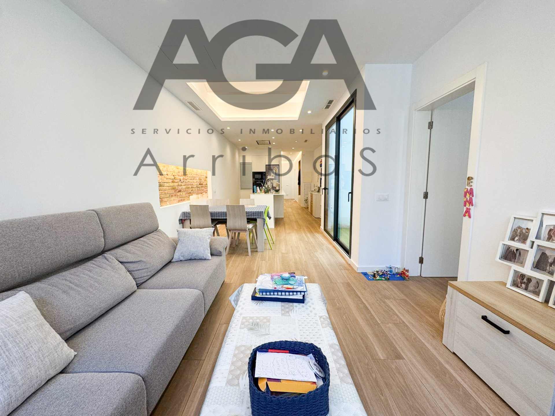 Living room of Flat for sale in Badalona