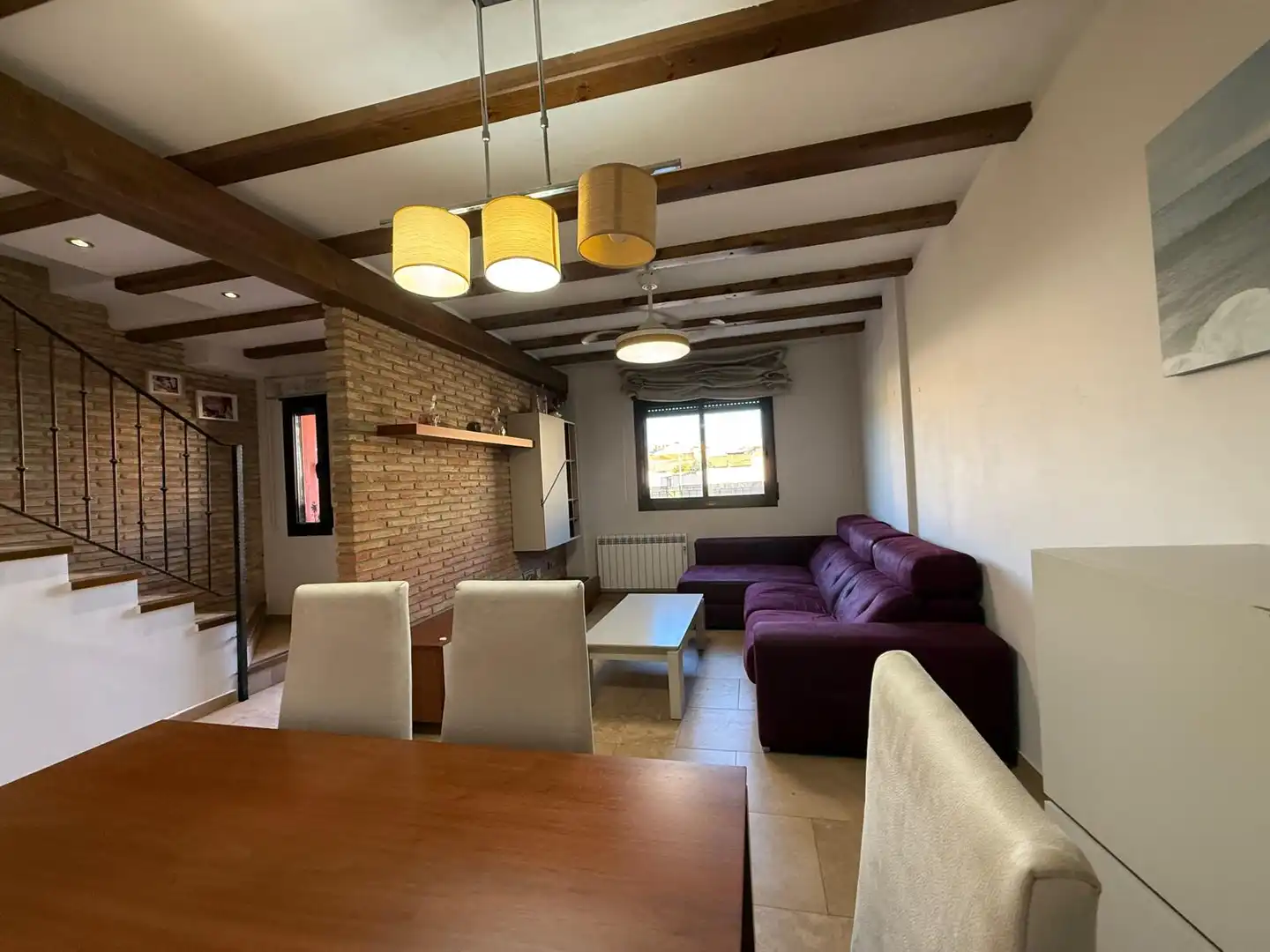 Sala de estar de Casa adosada en venta en San Pedro del Pinatar con Aire acondicionado, Calefacción y Jardín privado