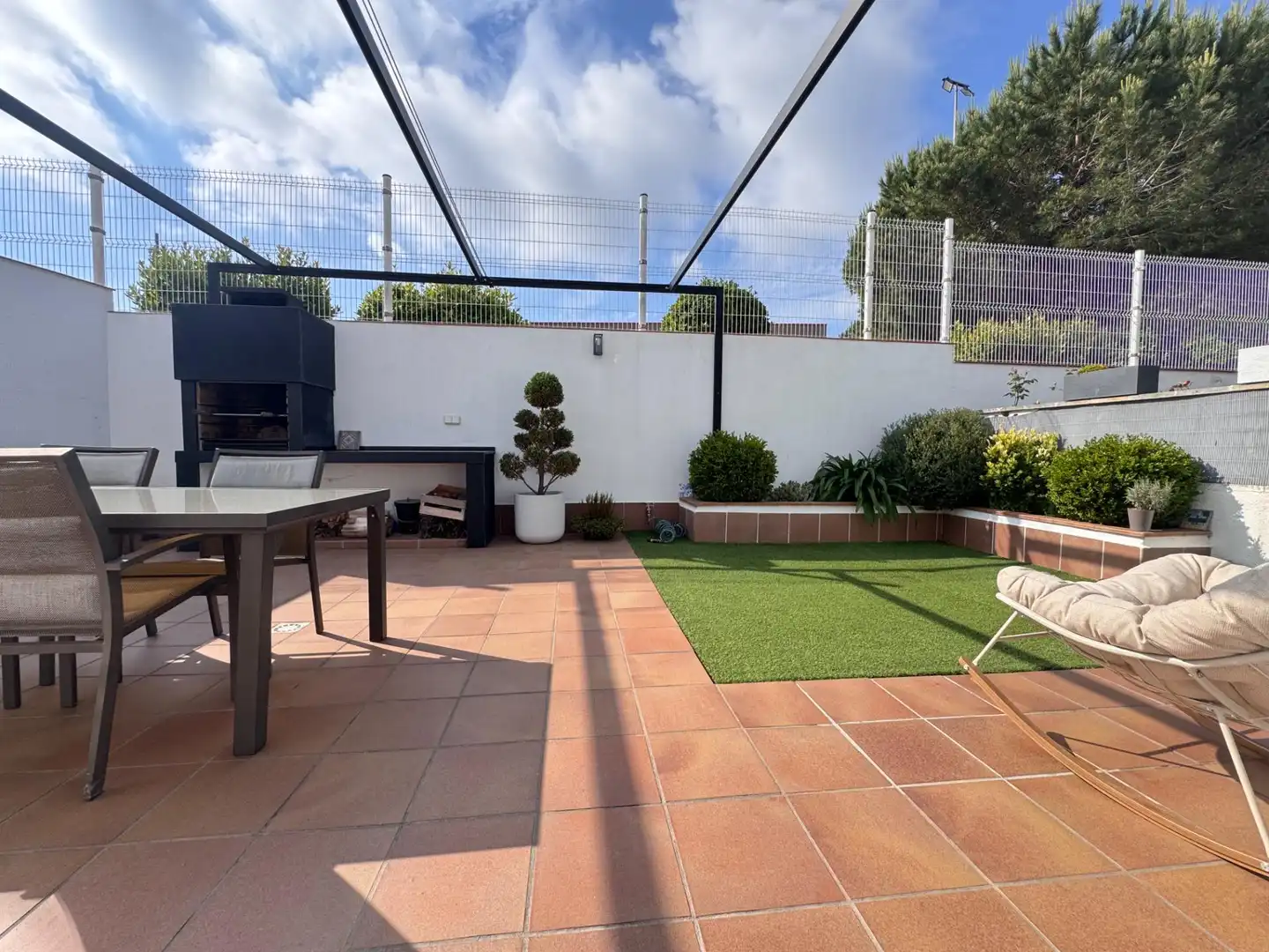 Terraza de Casa adosada en venta en Blanes con Aire acondicionado, Calefacción y Jardín privado