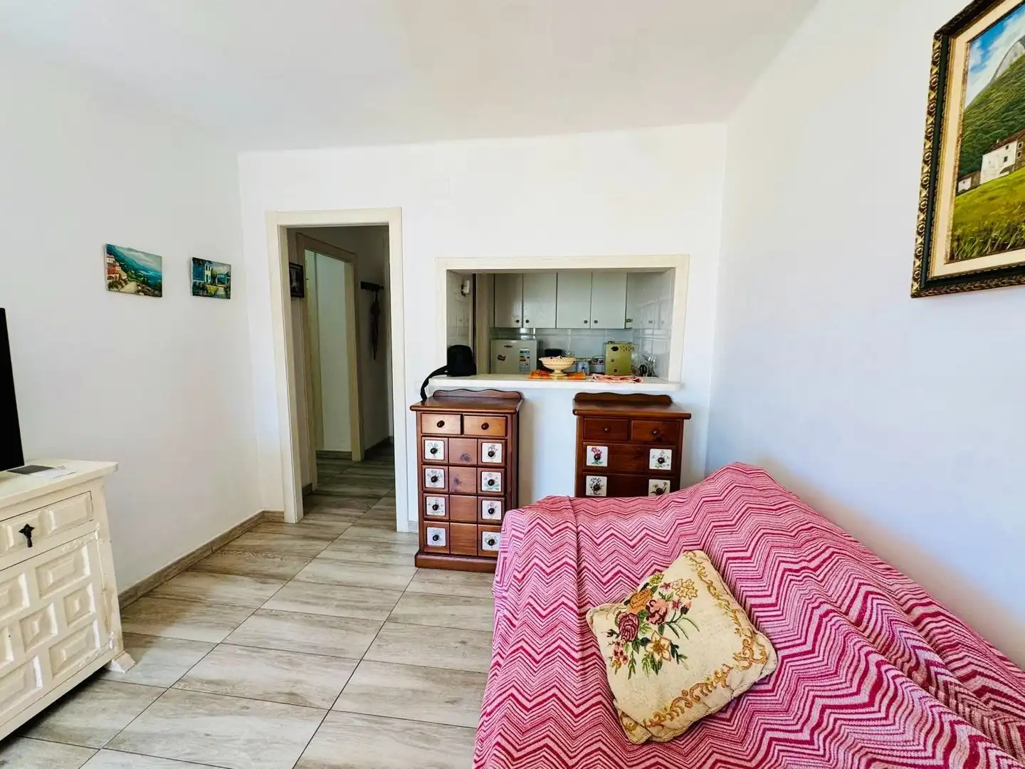 Sala d'estar de Apartament en venda en Torrox amb Aire condicionat, Calefacció i Piscina comunitària
