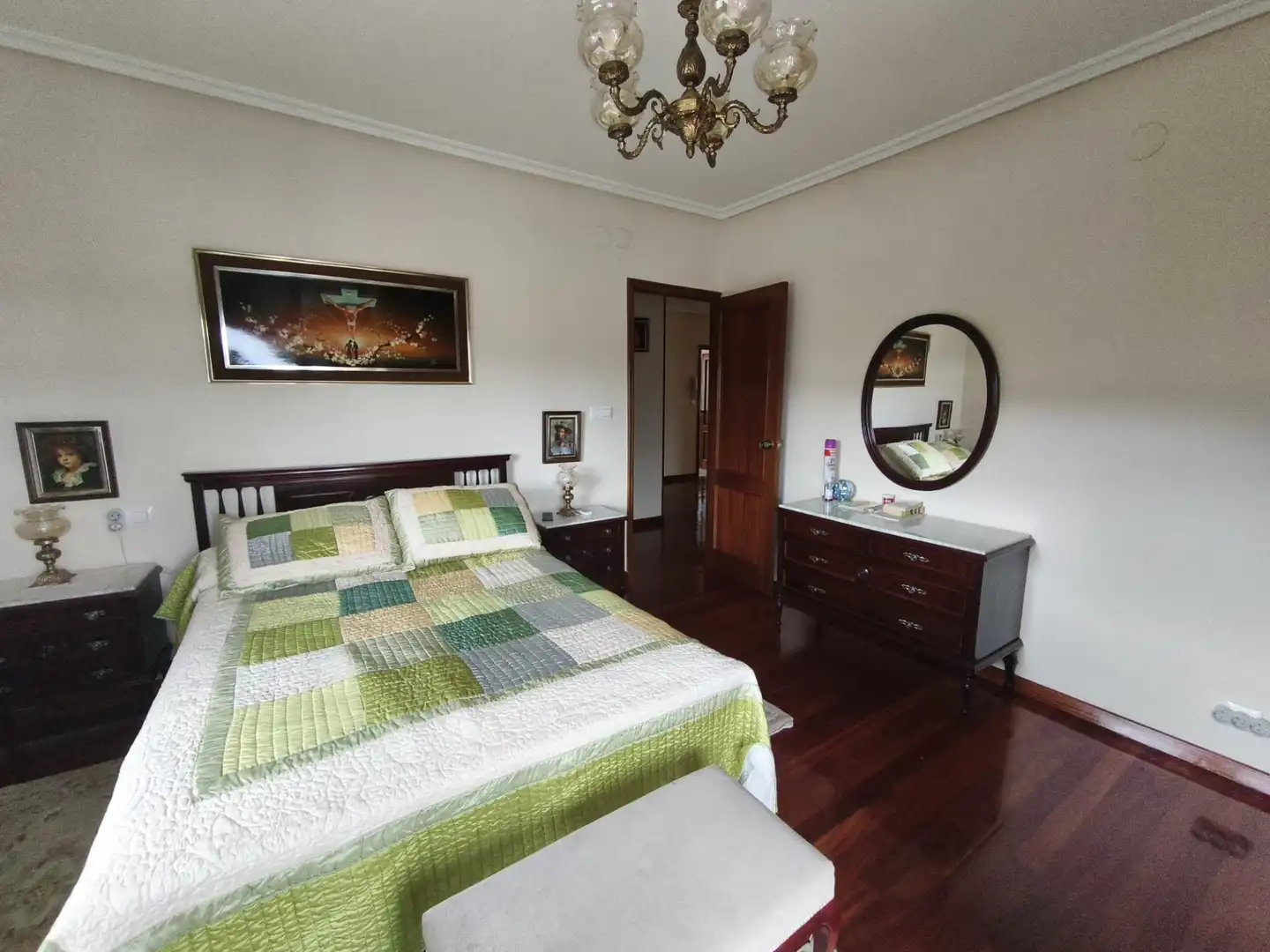 Bedroom of Houses for sale in Ourense Capital   with Heating, Private garden and Parquet flooring