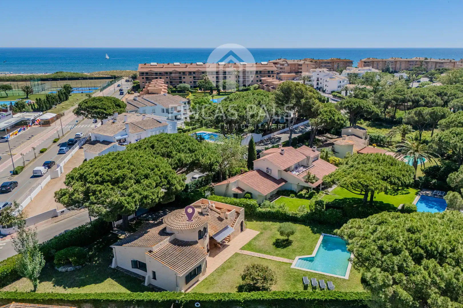 Vista exterior de Casa o chalet en venta en Pals con Calefacción, Jardín privado y Piscina