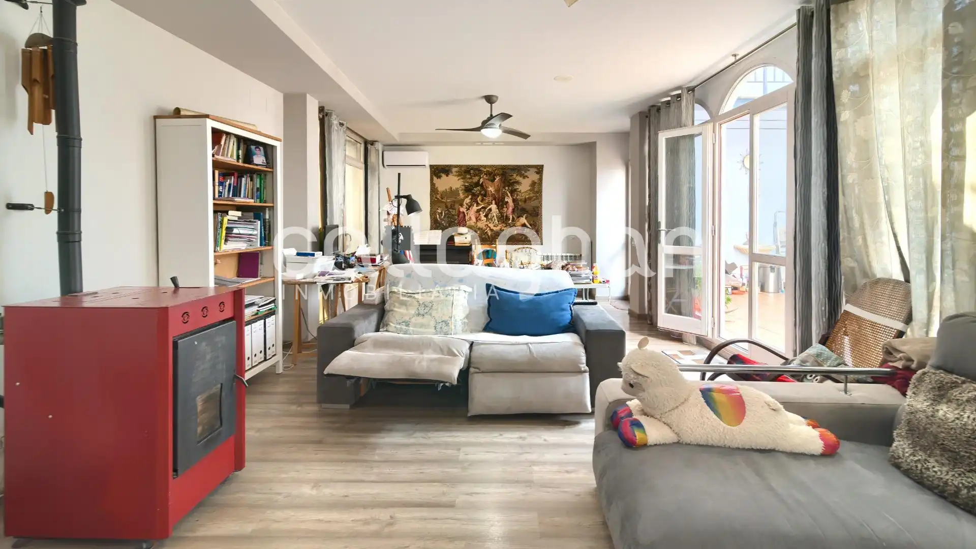 Living room of Detached homes for sale in Alzira  with Air Conditioner, Heating and Terrace