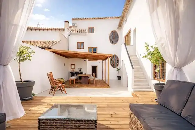 Terraza de Finca rústica en venta en Huéscar con Aire acondicionado, Calefacción y Jardín privado