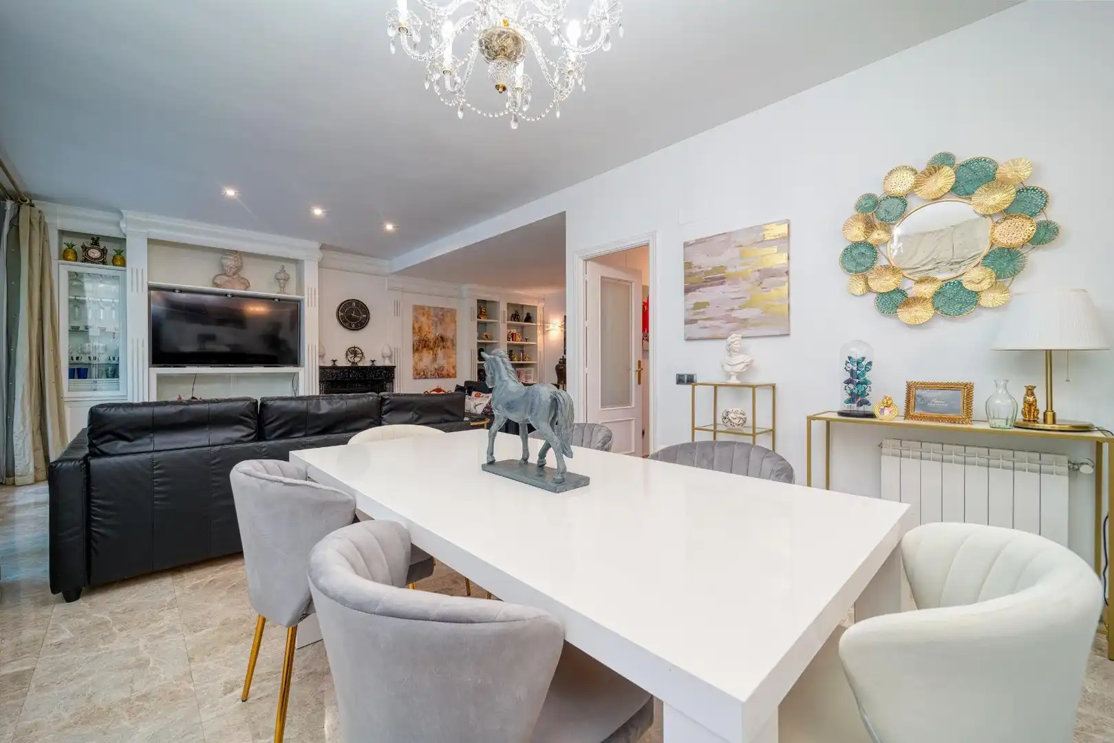 Comedor de Casa o chalet de alquiler en Pozuelo de Alarcón con Calefacción, Jardín privado y Terraza
