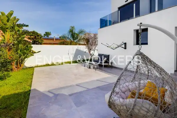 Terraza de Finca rústica en venta en Torrevieja con Aire acondicionado, Calefacción y Jardín privado