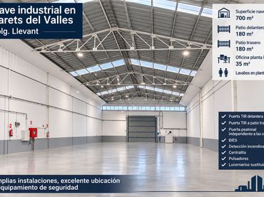 Capannone industriale in affitto a Parets del Vallès