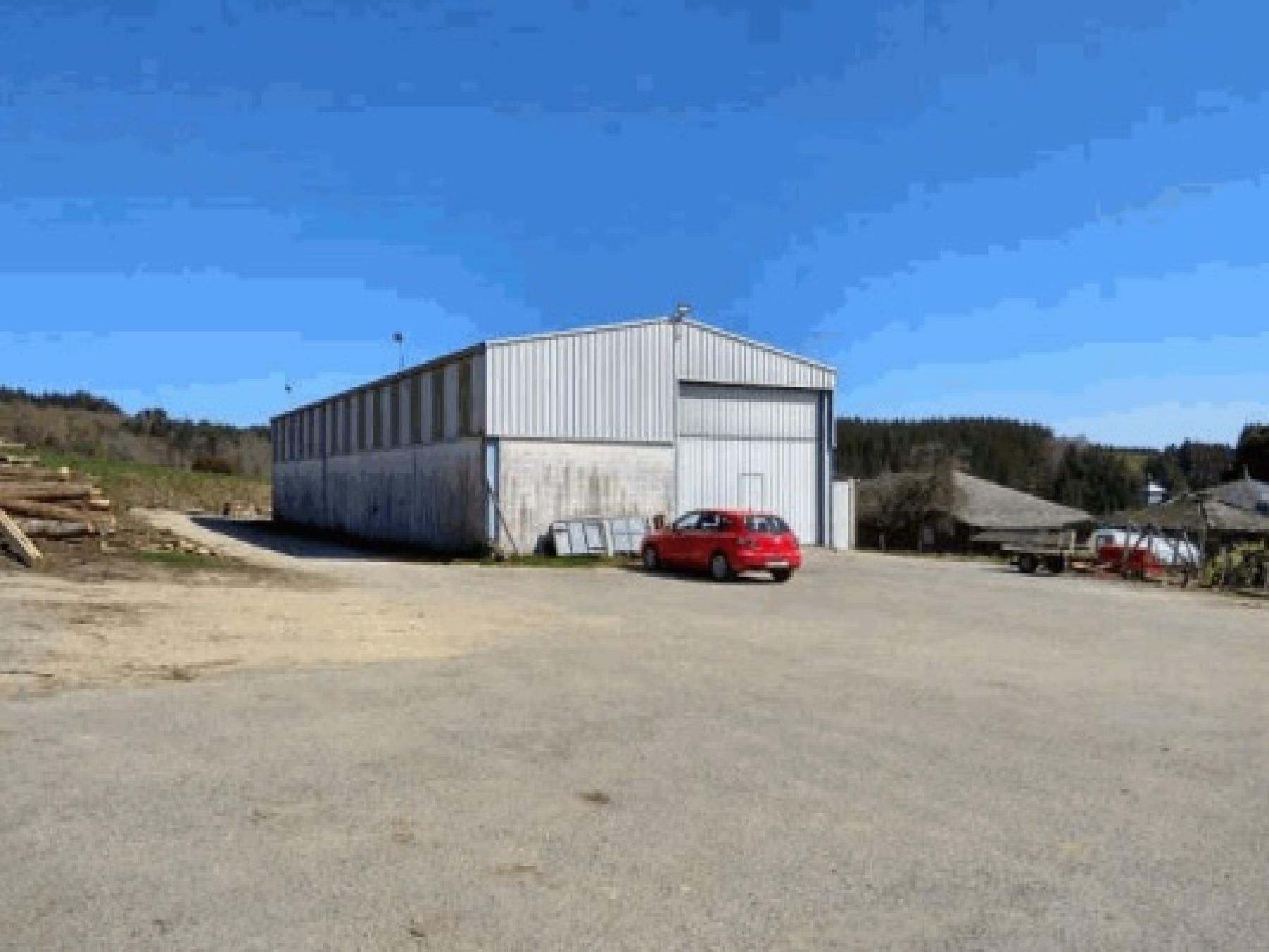 Exterior view of Industrial buildings for sale in A Fonsagrada 