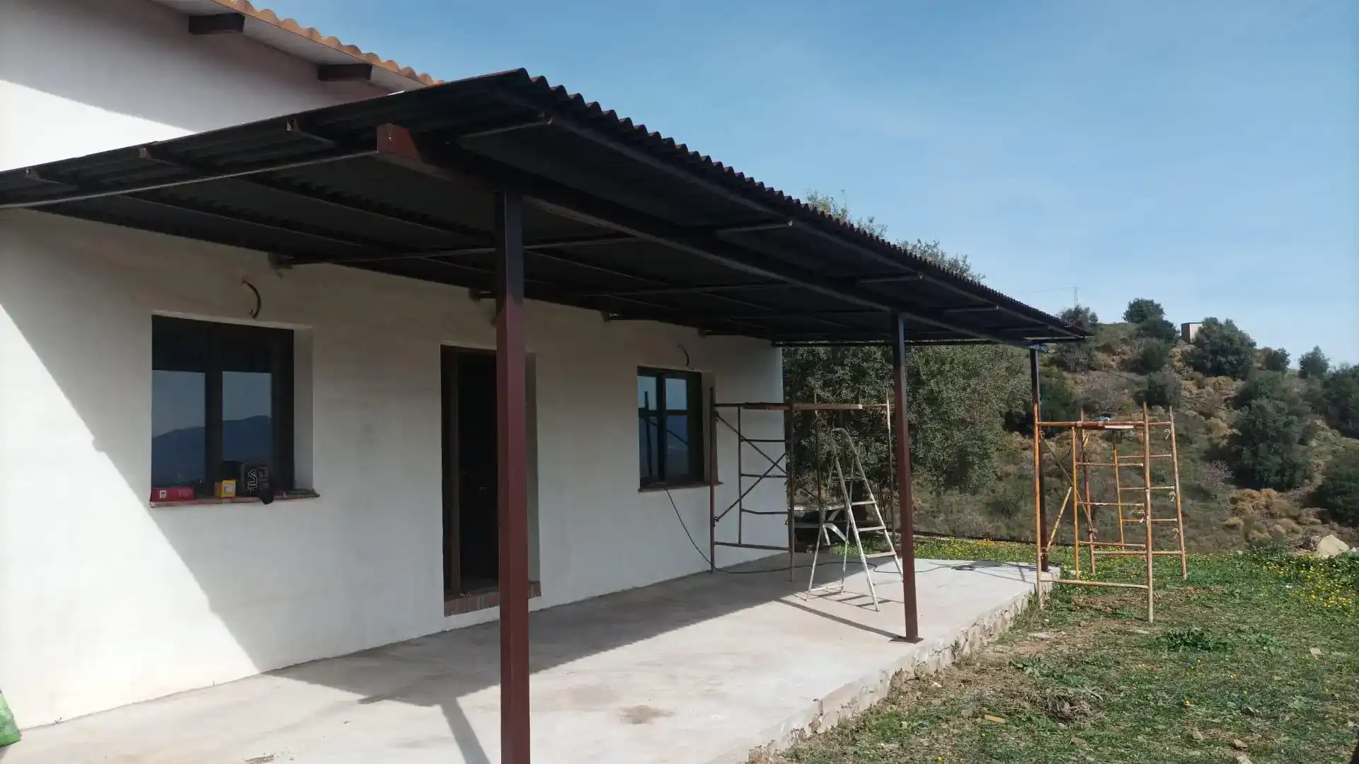 Terraza de Casa adosada en venta en Almáchar