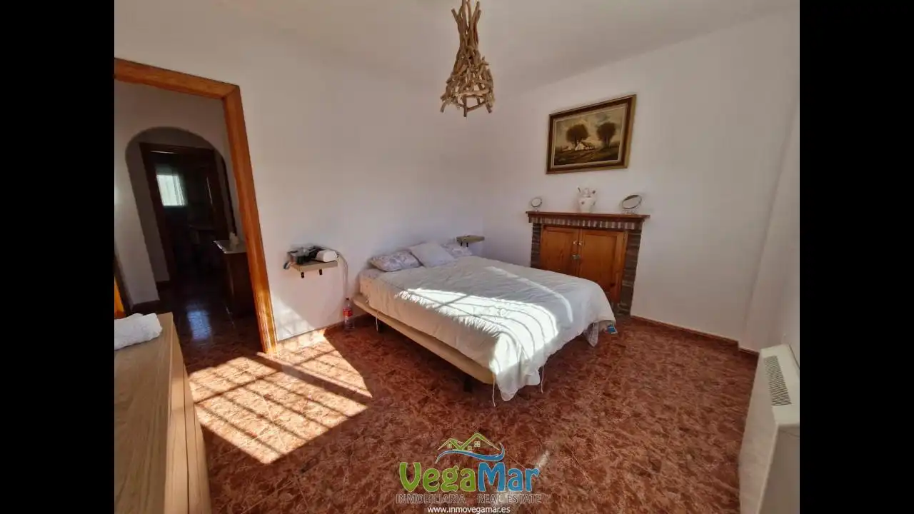 Dormitori de Casa o xalet de lloguer en Salobreña amb Jardí privat, Terrassa i Piscina