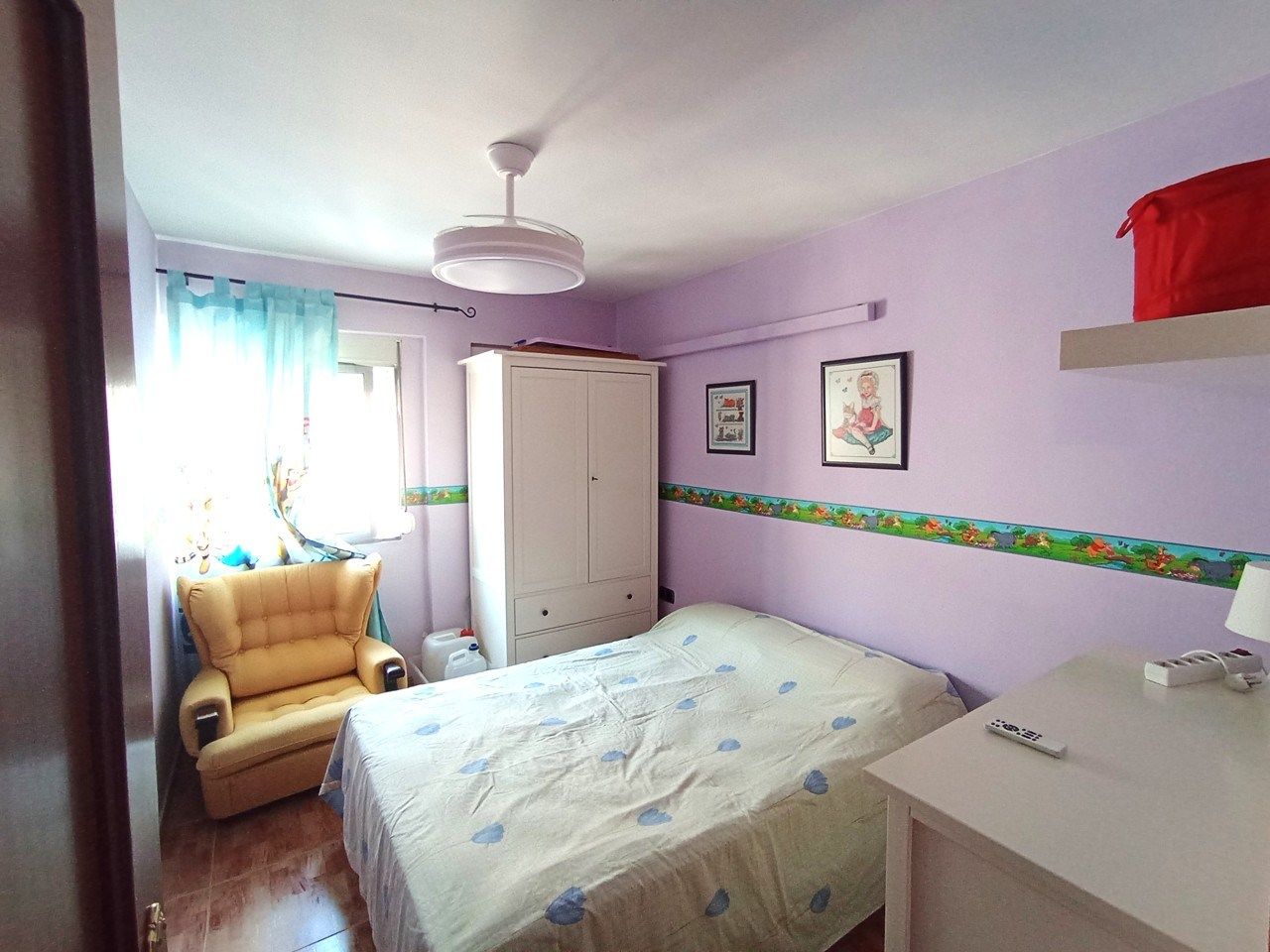 Bedroom of Flat to rent in Málaga Capital  with Air Conditioner and Balcony