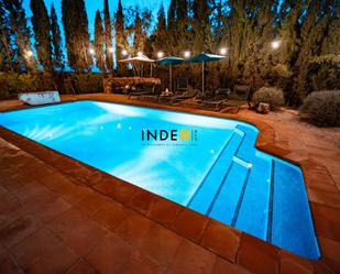 Swimming pool of House or chalet to rent in Vilafranca del Penedès  with Air Conditioner, Heating and Private garden