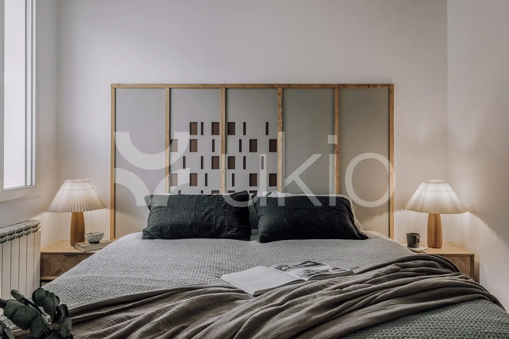 Schlafzimmer von Wohnungen zur Miete in Madrid mit Klimaanlage, Heizung und Möbliert