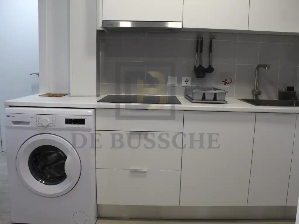 Cocina de Apartamento en venta en Pilar de la Horadada con Aire acondicionado, Piscina y Amueblado